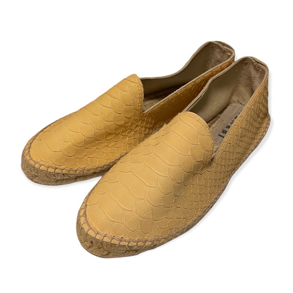 Manebi Women’s Size 38 Yellow Python Espadrilles … - image 3
